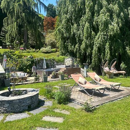 Private Luxury Spa & Silence Retreat With Spectacular View Over The Lake Maggiore Stresa Extérieur photo