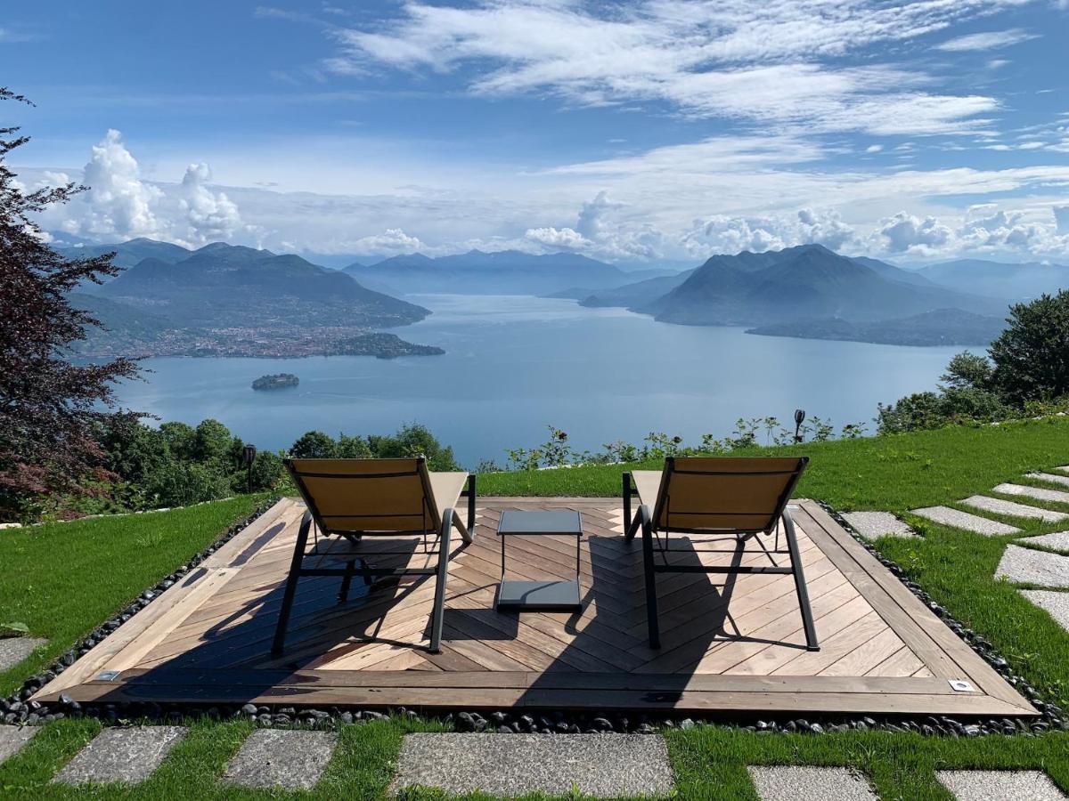 Private Luxury Spa & Silence Retreat With Spectacular View Over The Lake Maggiore Stresa Extérieur photo