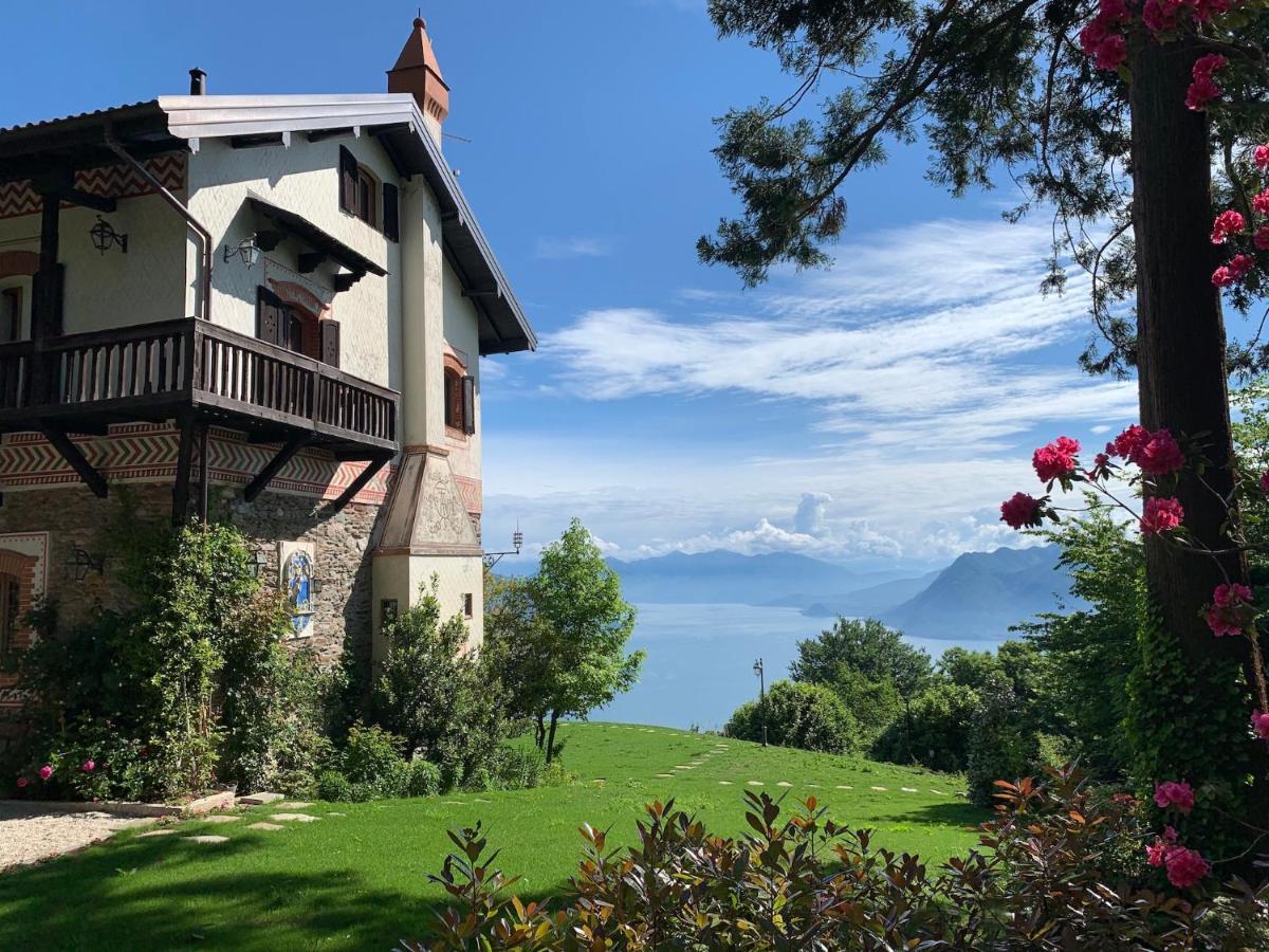 Private Luxury Spa & Silence Retreat With Spectacular View Over The Lake Maggiore Stresa Extérieur photo