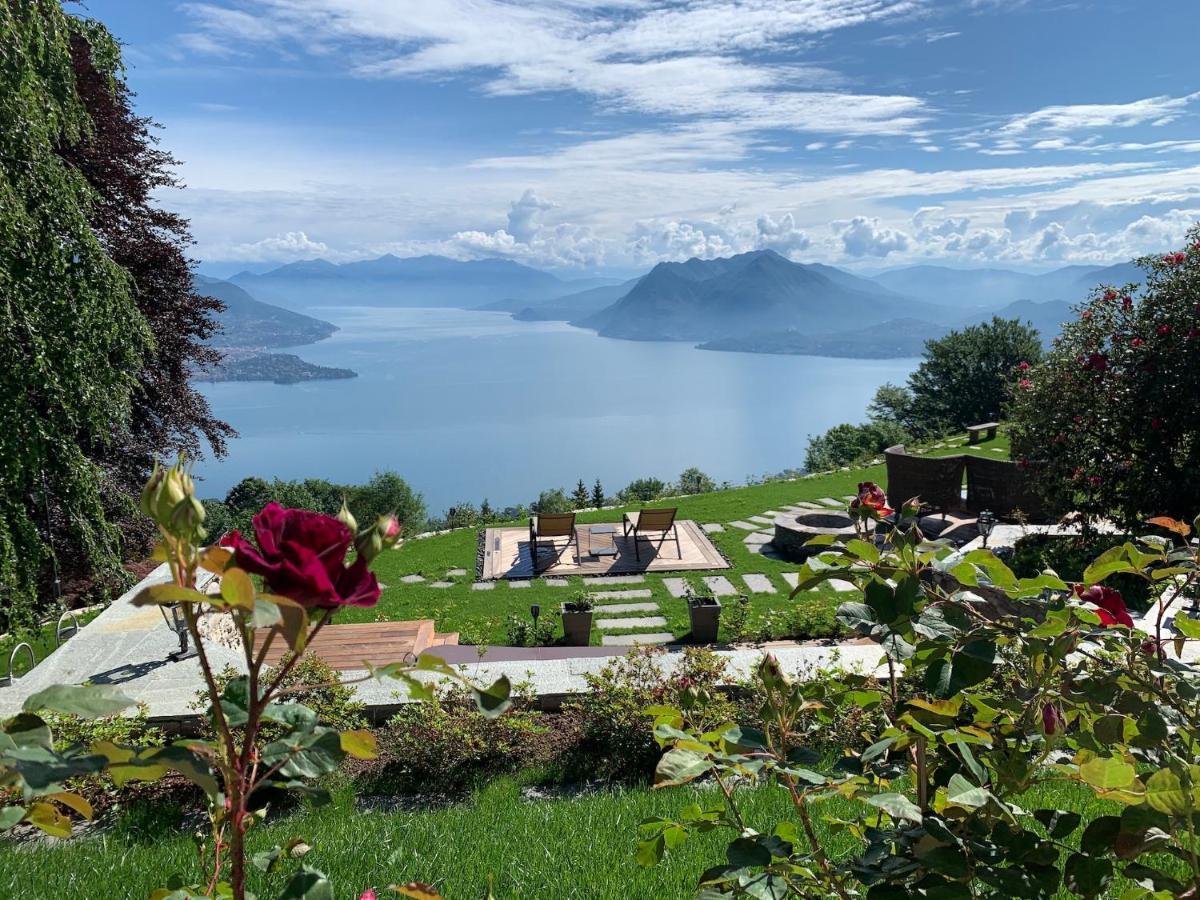 Private Luxury Spa & Silence Retreat With Spectacular View Over The Lake Maggiore Stresa Extérieur photo