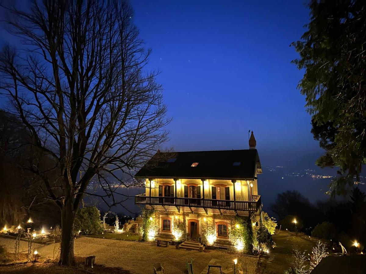 Private Luxury Spa & Silence Retreat With Spectacular View Over The Lake Maggiore Stresa Extérieur photo