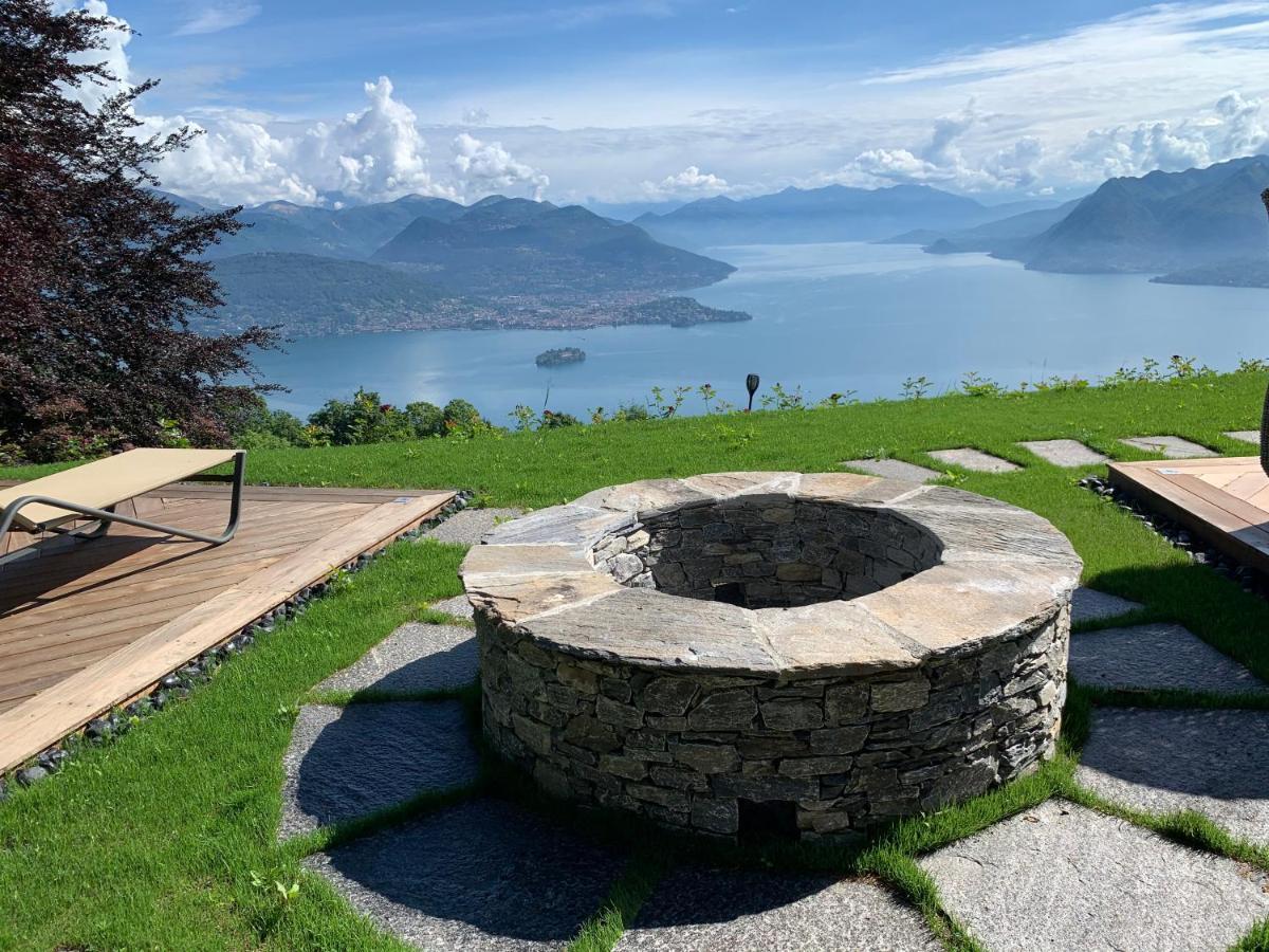 Private Luxury Spa & Silence Retreat With Spectacular View Over The Lake Maggiore Stresa Extérieur photo