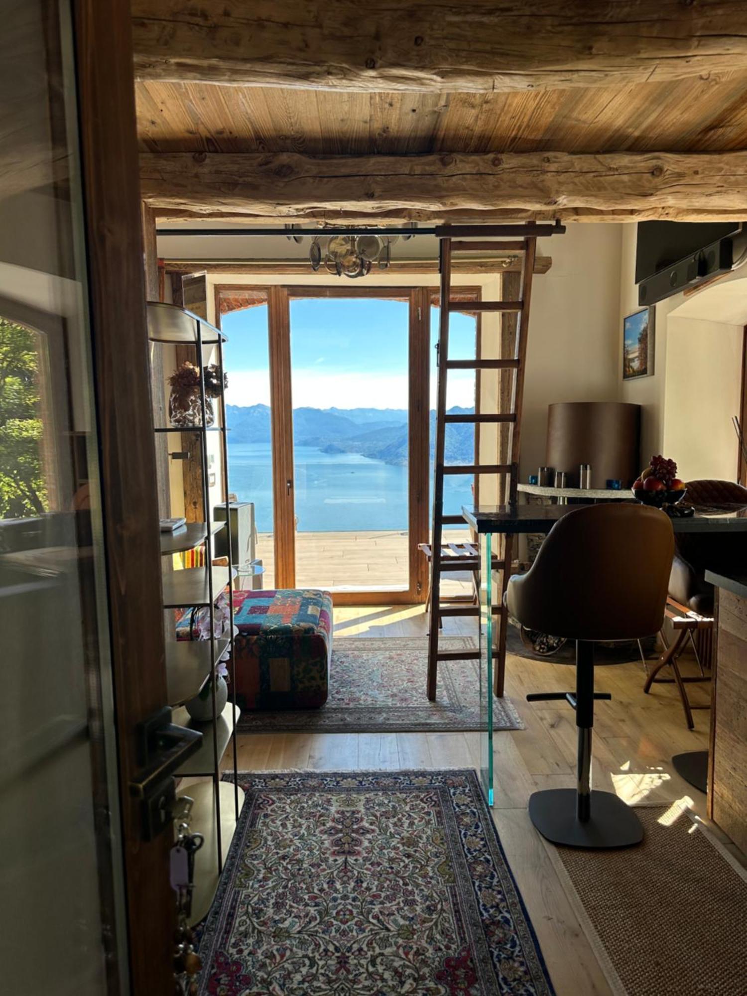 Private Luxury Spa & Silence Retreat With Spectacular View Over The Lake Maggiore Stresa Extérieur photo